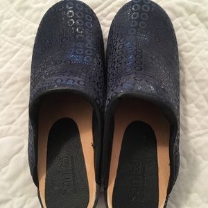 Sanita Navy Blue Clogs Size 39